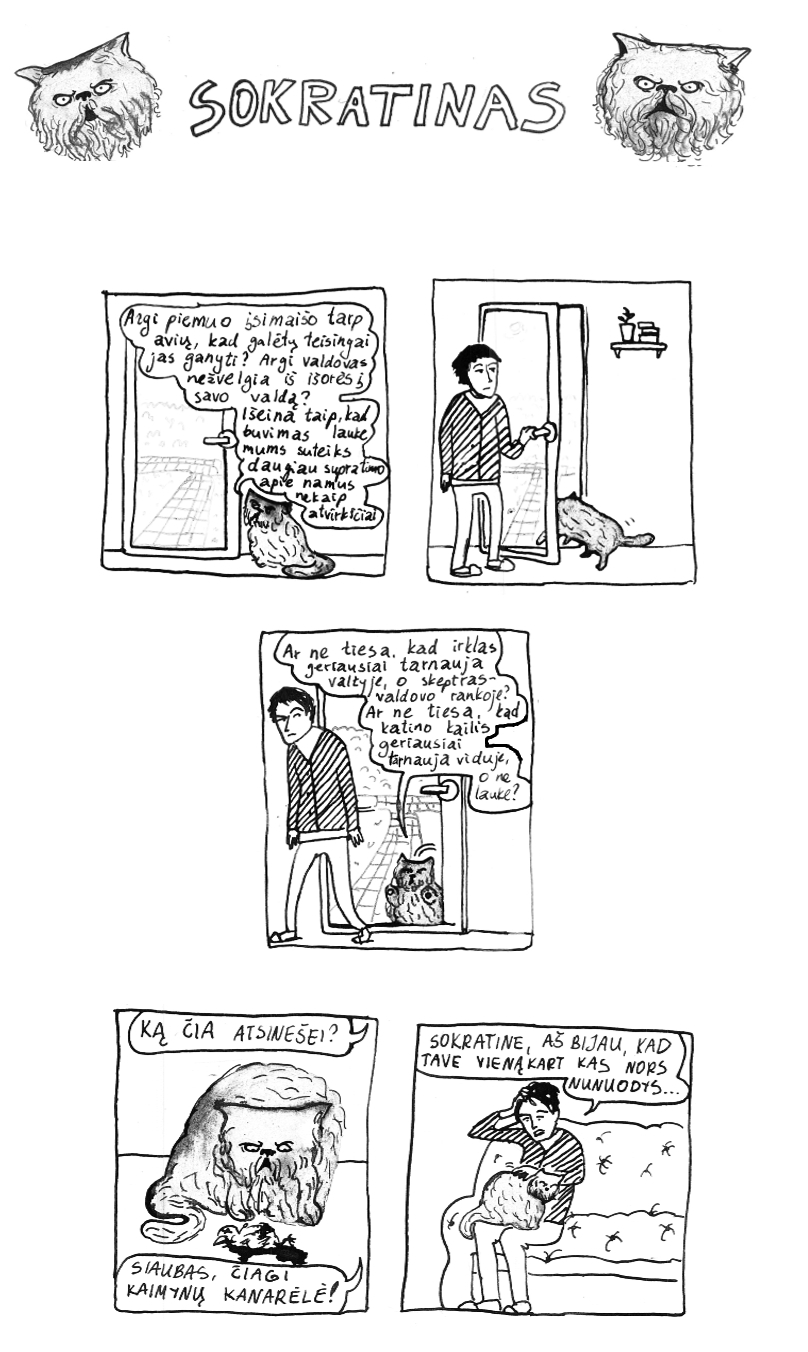 Miglės Anušauskaitės komiksas