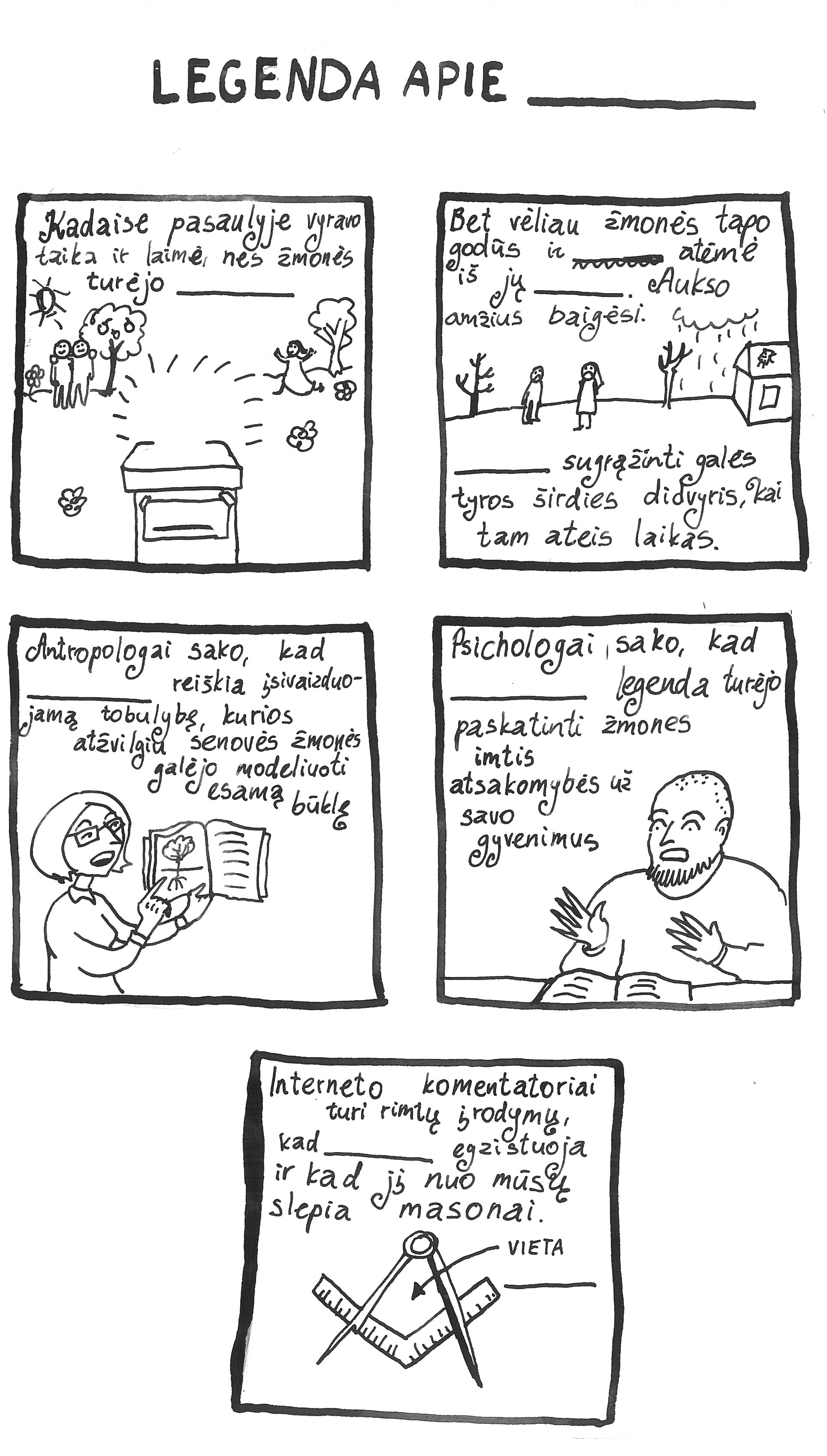 Miglės Anušauskaitės komiksas