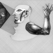 Ranka. 2009. Tušas. 60X78-M