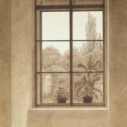 Casper David Friedrich. Langas, su vaizdu i pa.rka. apie 1837m