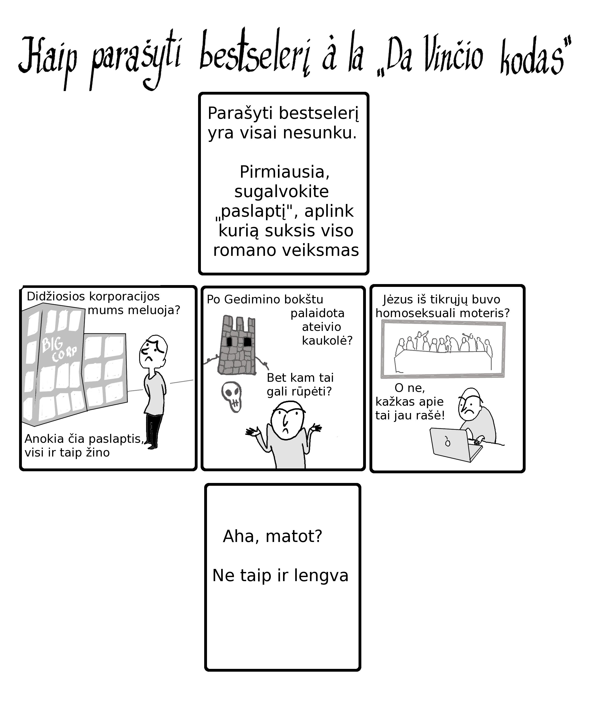 Miglės Anušauskaitės komiksas