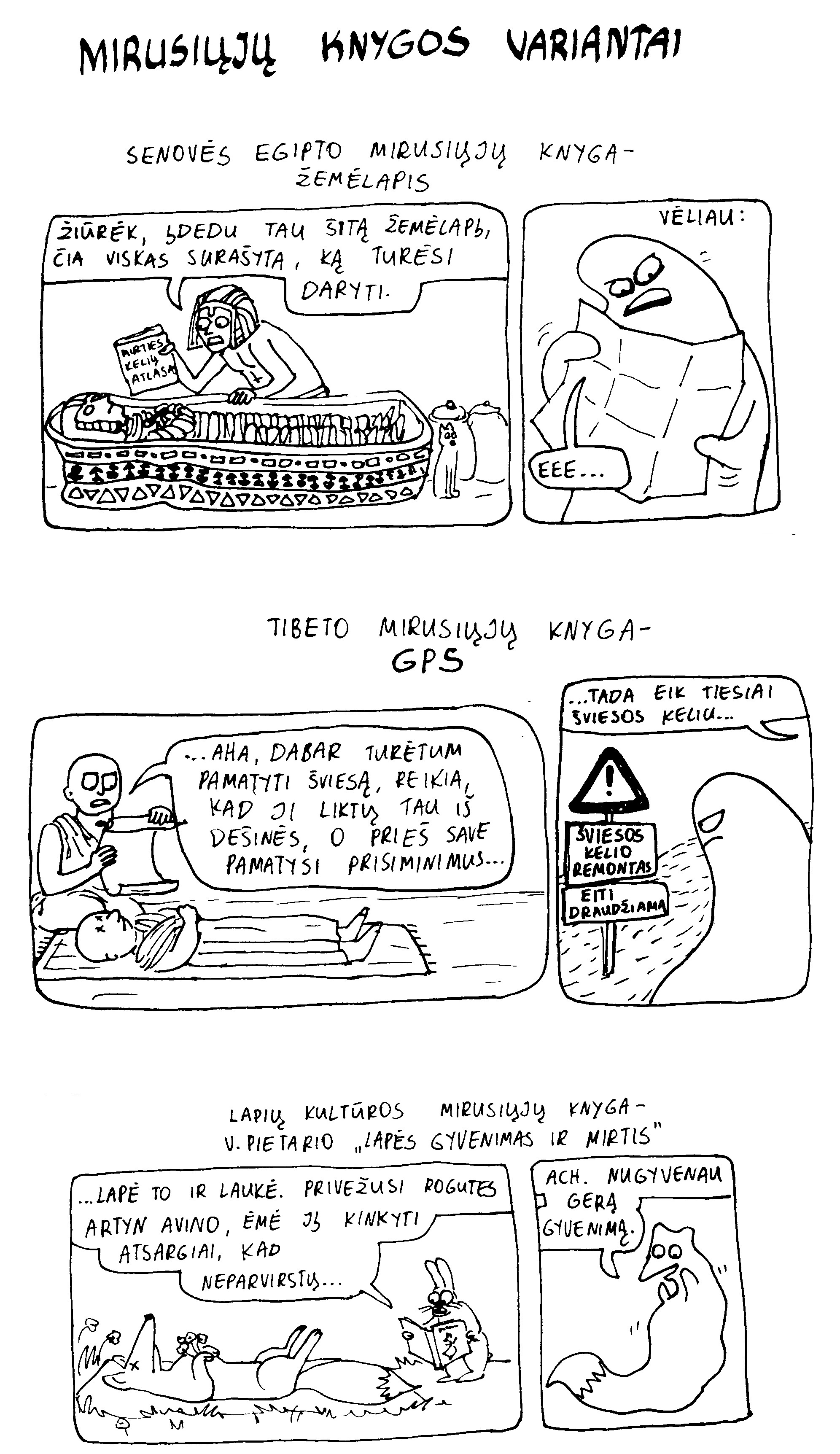 Miglės Anušauskaitės komiksas