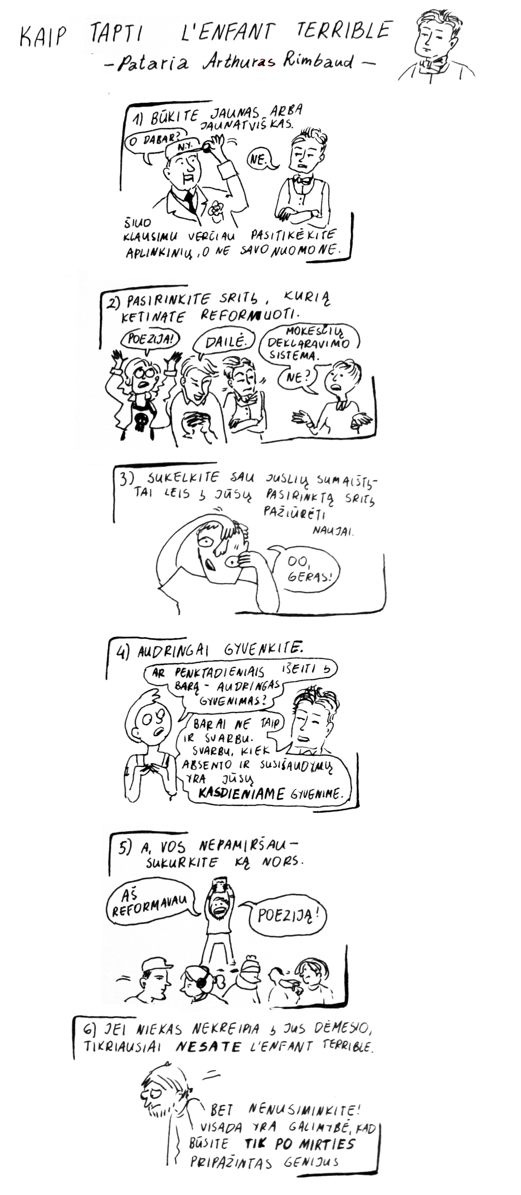 Miglės Anušauskaitės komiksas