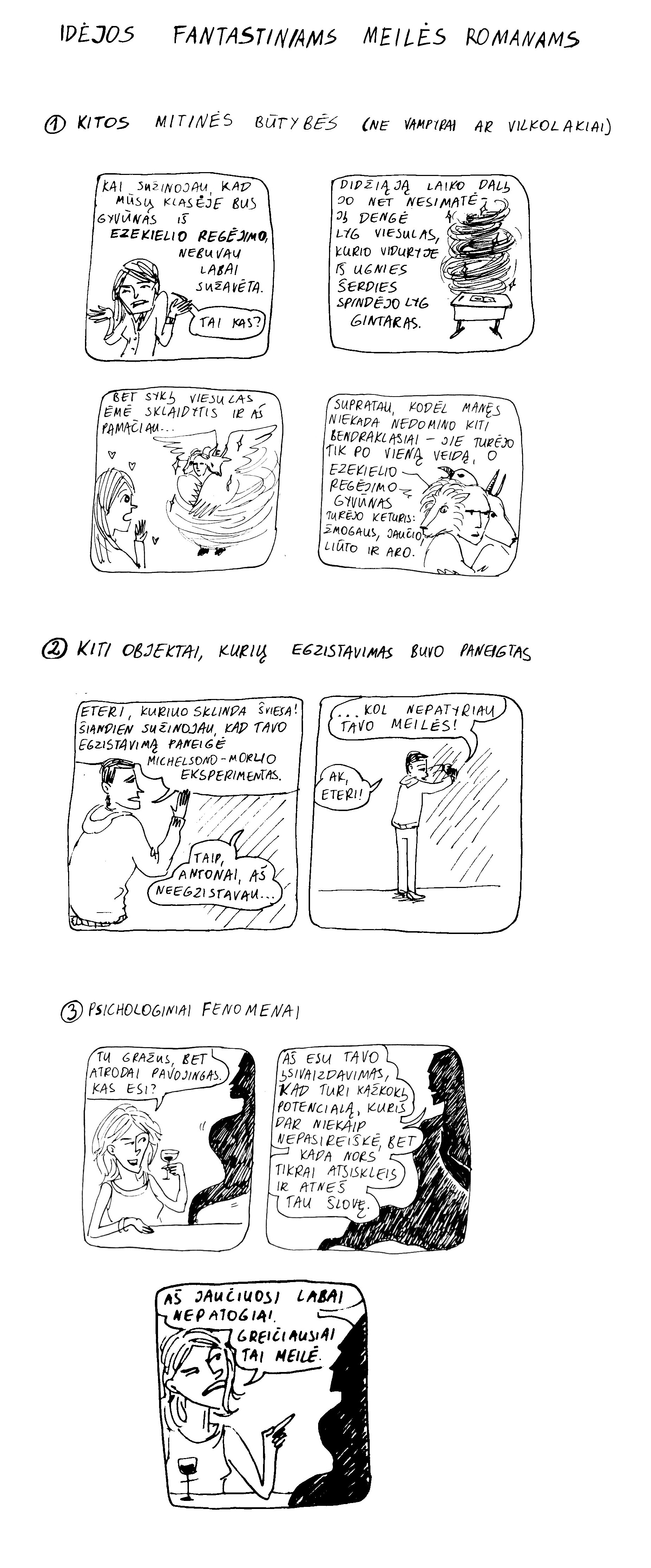 Miglės Anušauskaitės komiksas