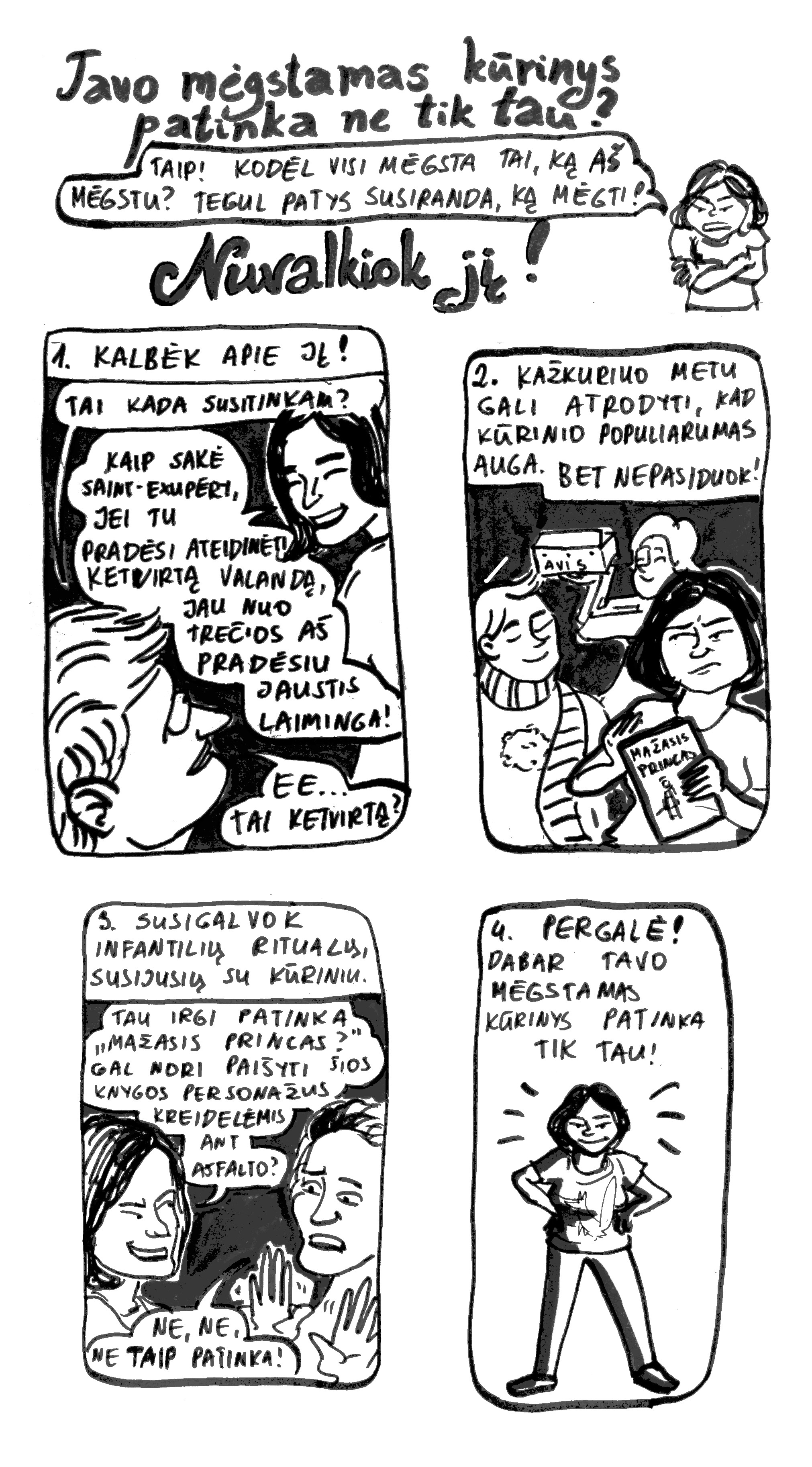 Miglės Anušauskaitės komiksas