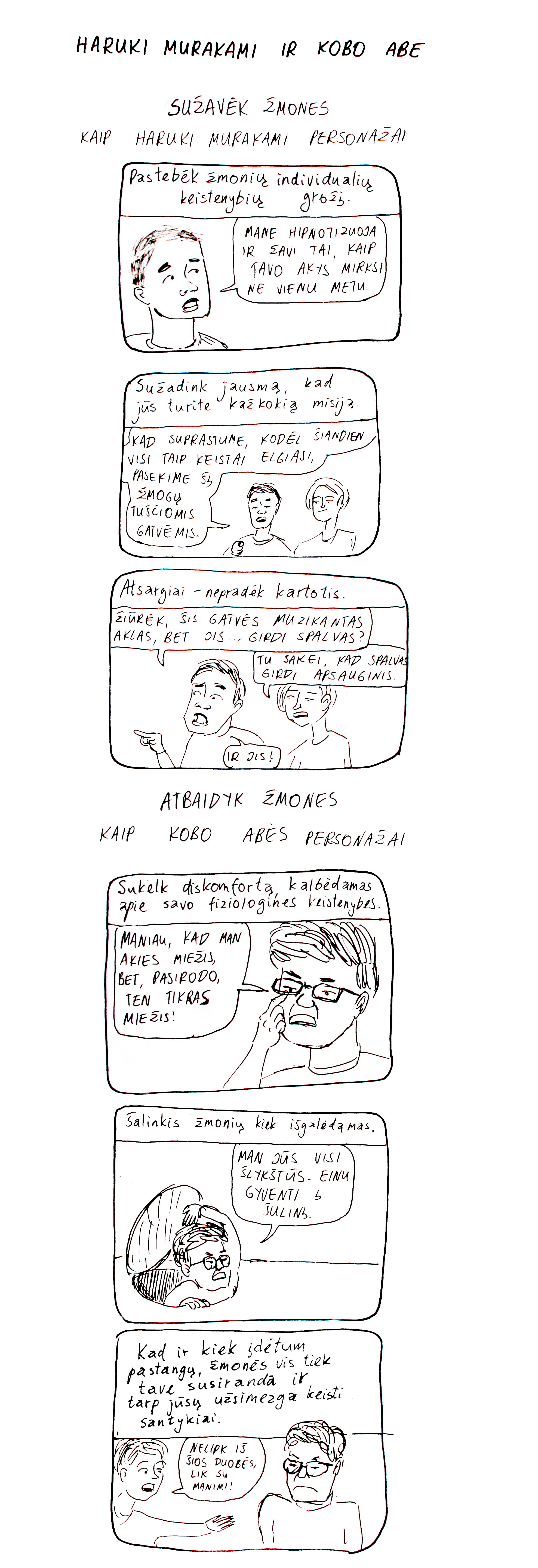 Miglės Anušauskaitės komiksas