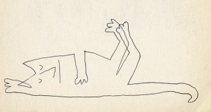 Saul Steinberg. Mieganti katė