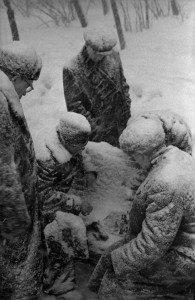 Šachmatai sniege. Maskva. 1950