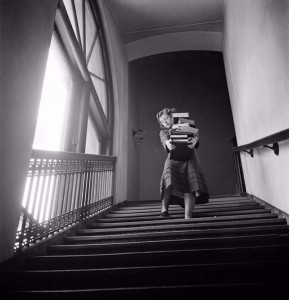 Stanley Kubrick. Kolumbijos universiteto studentė. 1948