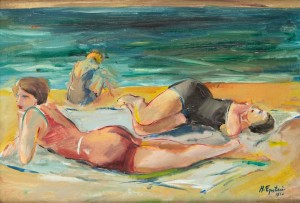 Henri Epstein. Merginos paplūdimyje. 1930