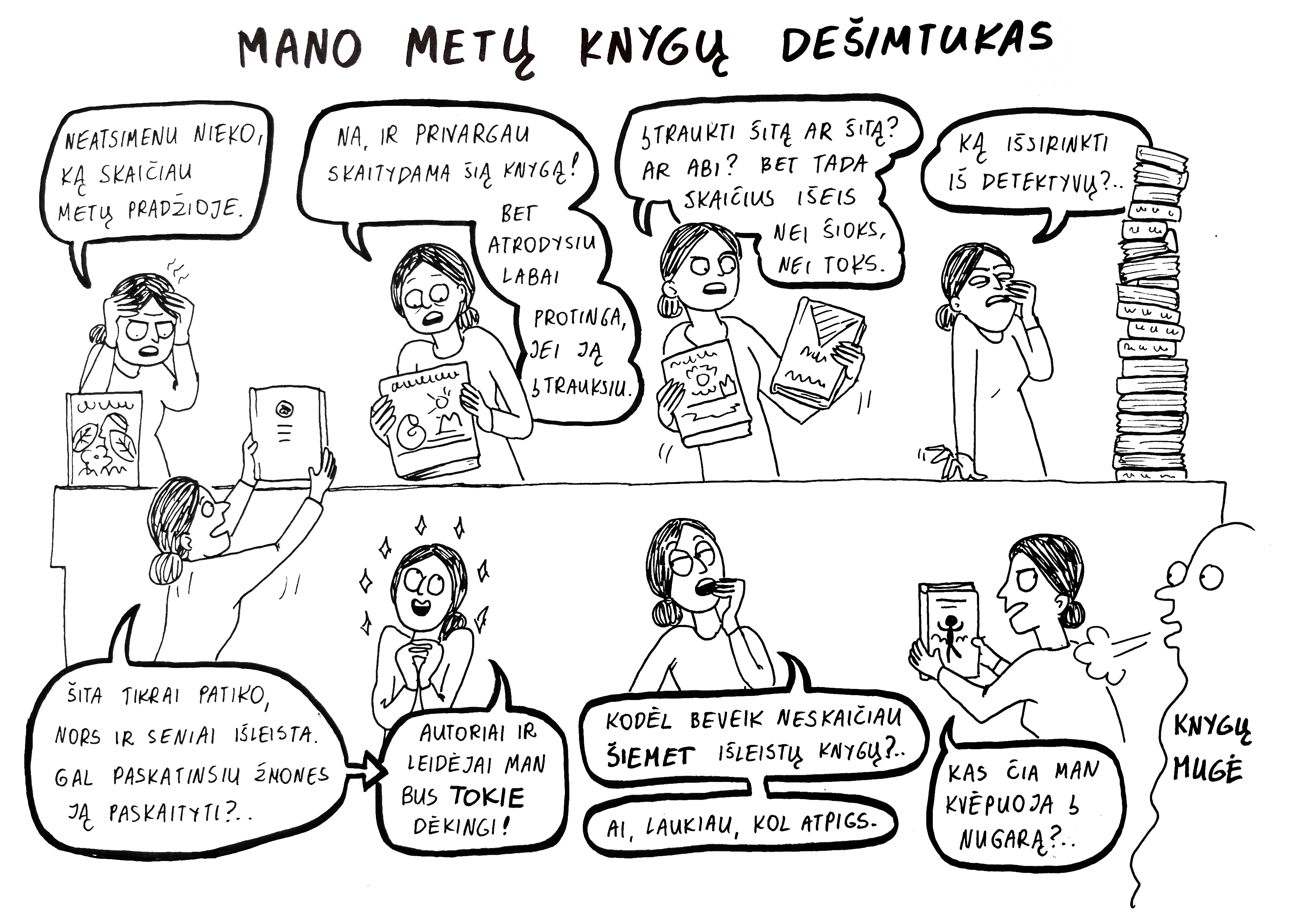 Miglės Anušauskaitės komiksas