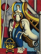 Jean Metzinger. Figūra ir arkliai. 1929