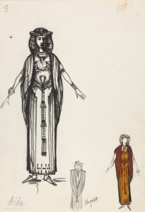 Eskizas iš Aleksandros Jacovskytės archyvo