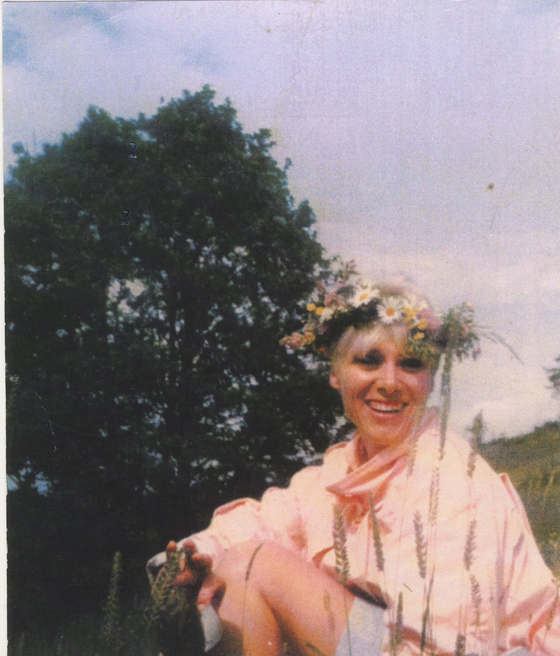 Lidija Šimkutė Lietuvoje, 1987. Asmeninio albumo nuotrauka