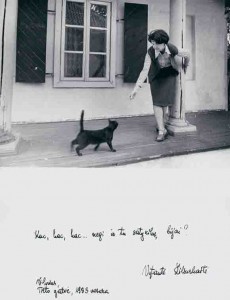 Algimantas Žižiūnas. Prozininkė humoristė, satyrikė, vaikų literatūros rašytoja Vytautė Žilinskaitė. 1983