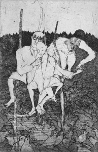 Eglė Kuckaitė. Trys ir miškas. 1993